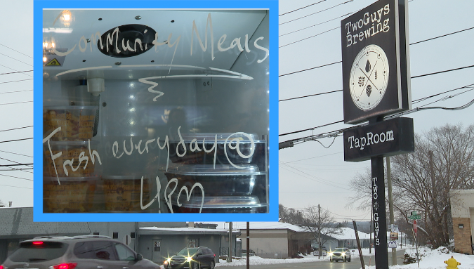 TwoGuys Brewing free community meals