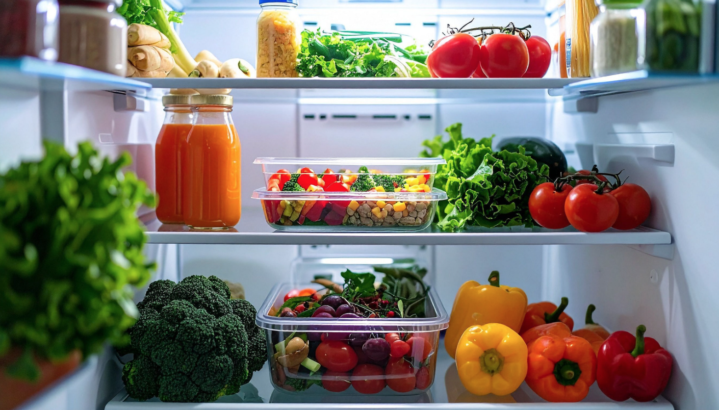 Produce in fridge 