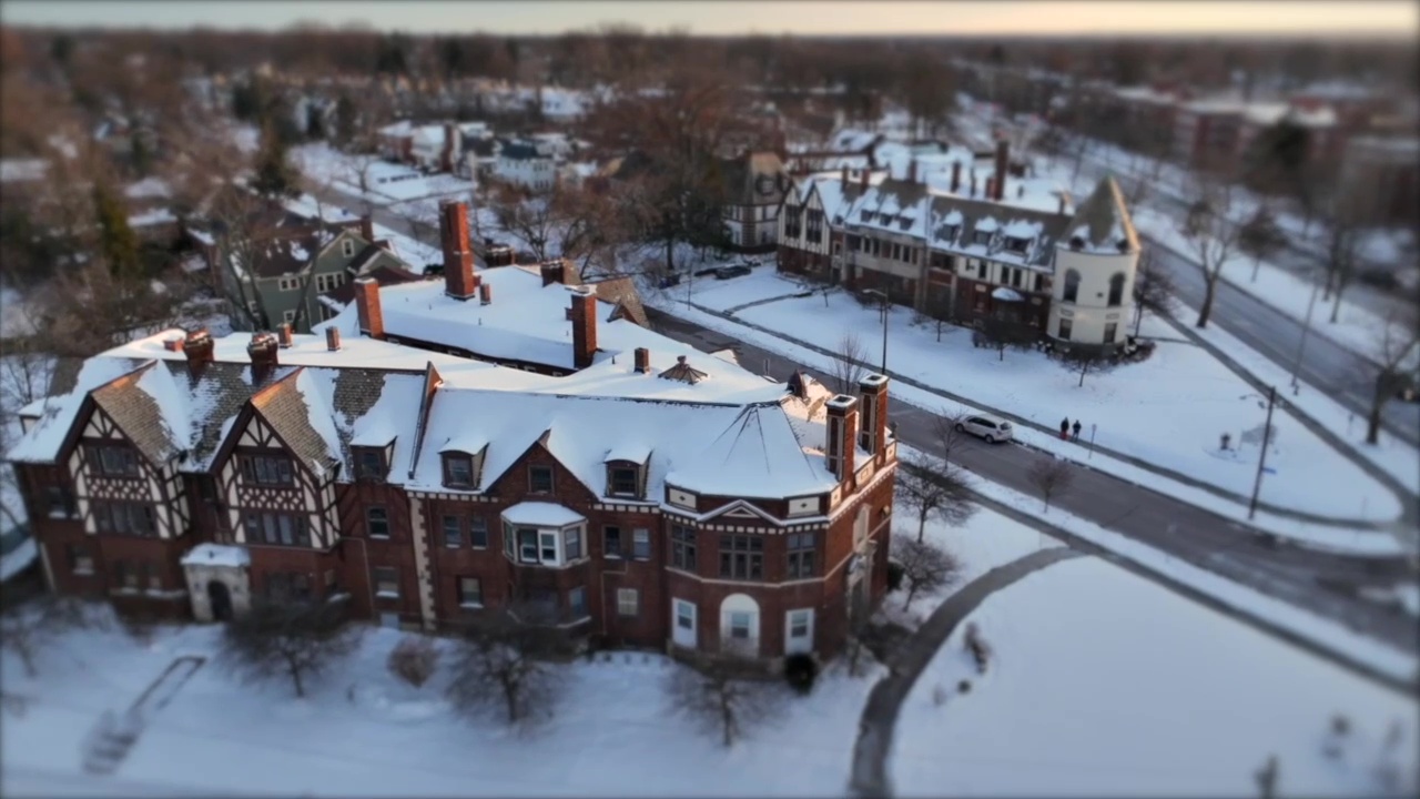 These historic apartment buildings near Shaker Square are part of a 14-property portfolio that's in foreclosure and receivership. The city of Cleveland is trying to stop an auction that's set for January.