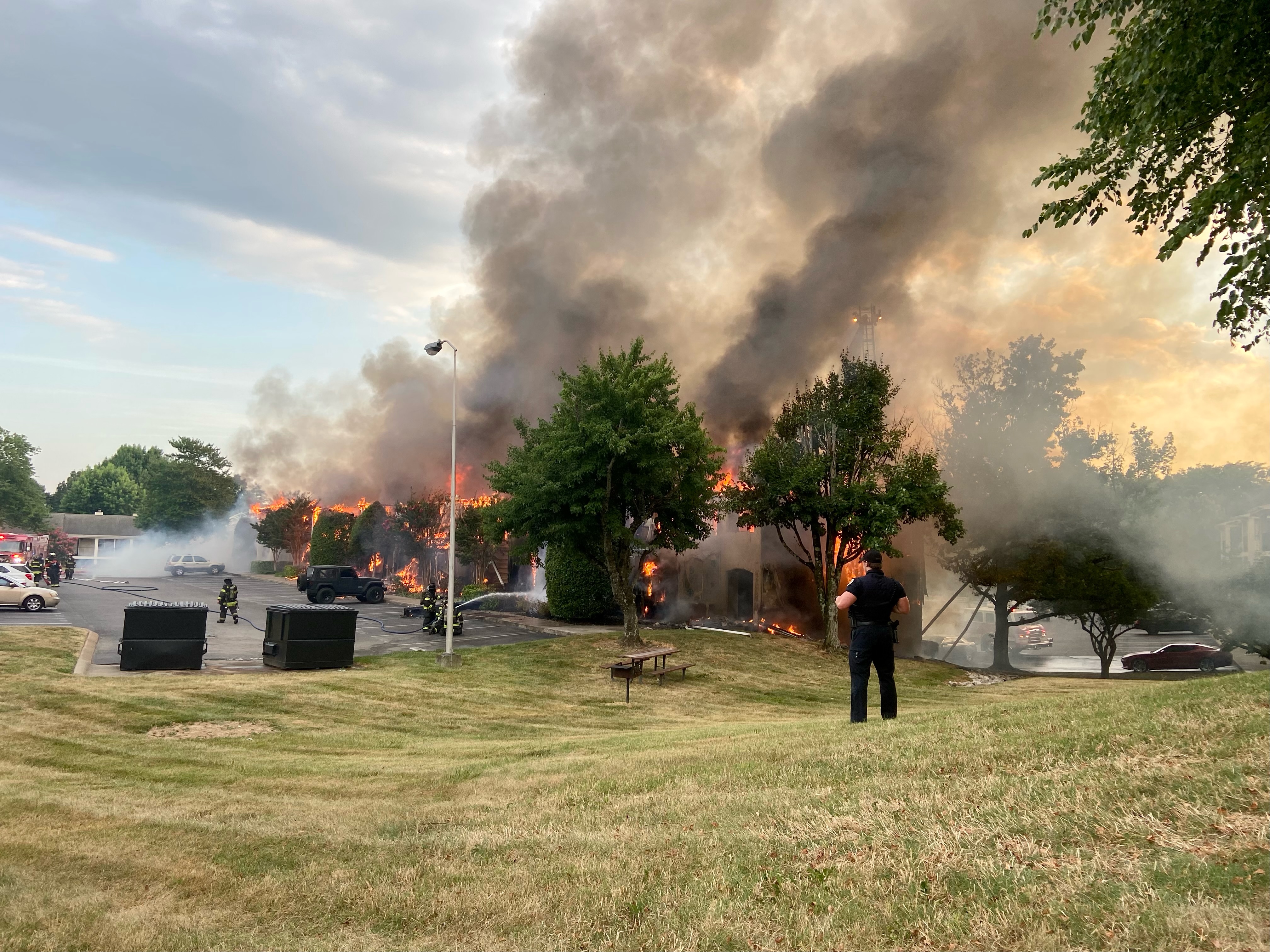 fire at british woods apartments