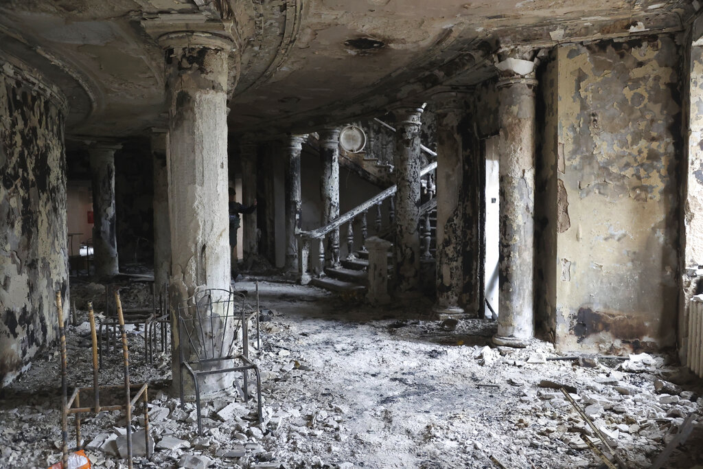 Ukraine Mariupol Theater Airstrike