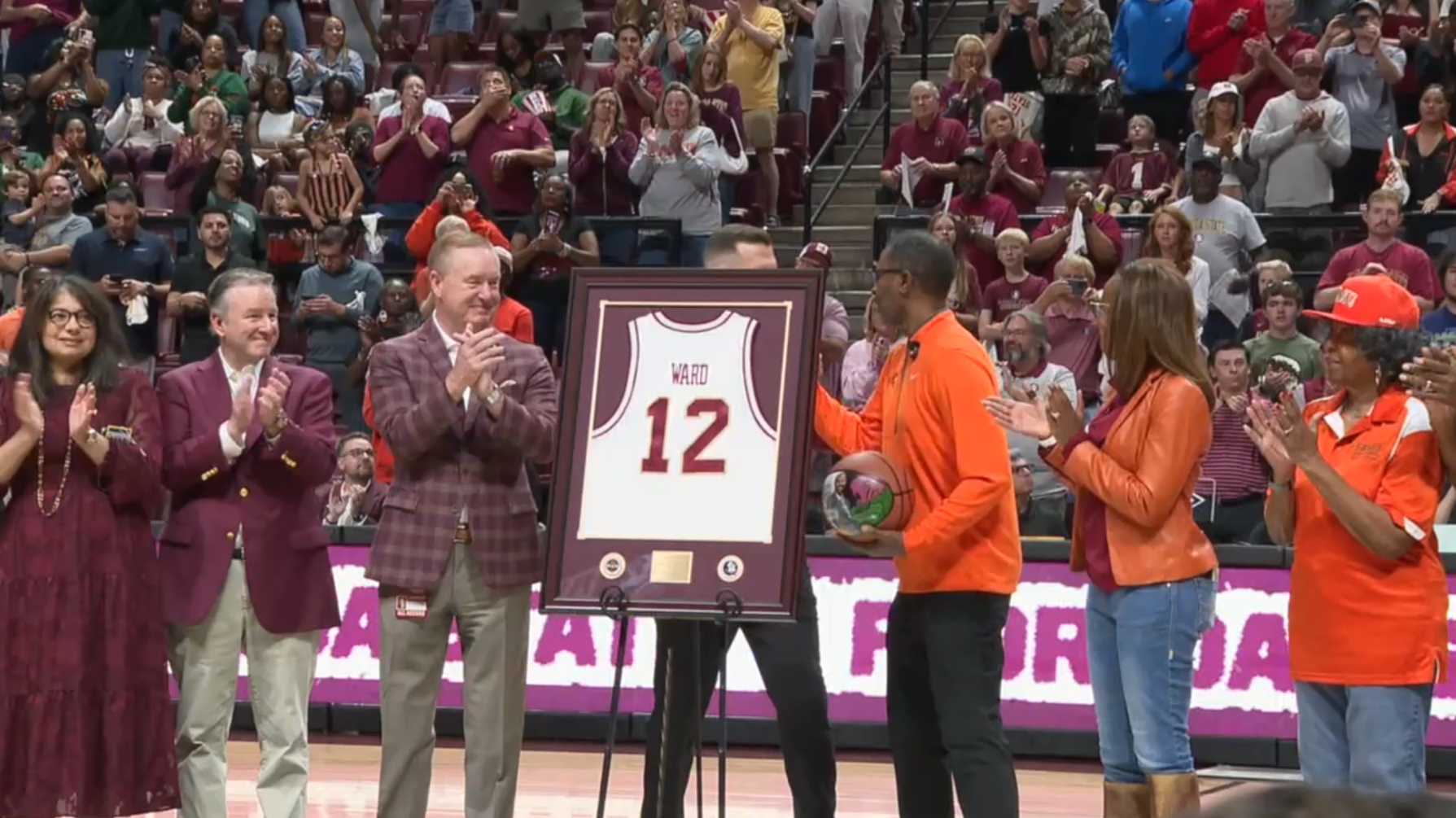 FSU retires Charlie Ward's No. 12 jersey
