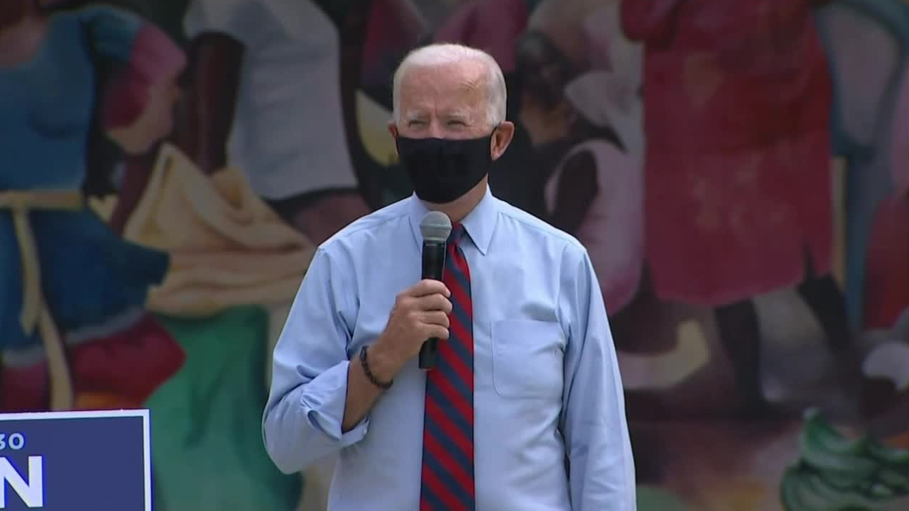 Joe Biden speaks in Little Haiti, Oct. 5, 2020
