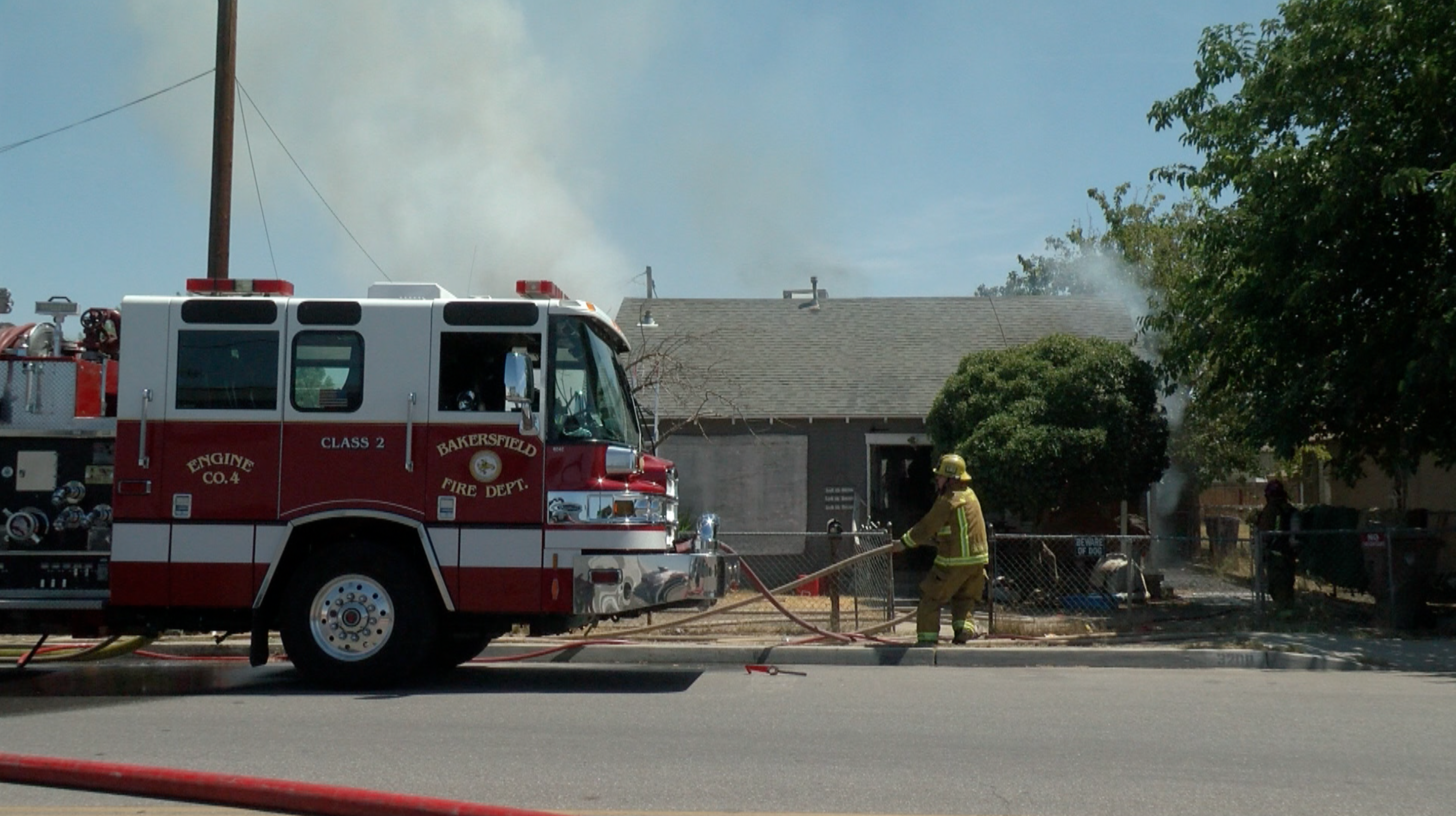 Central Bakersfield House Fire
