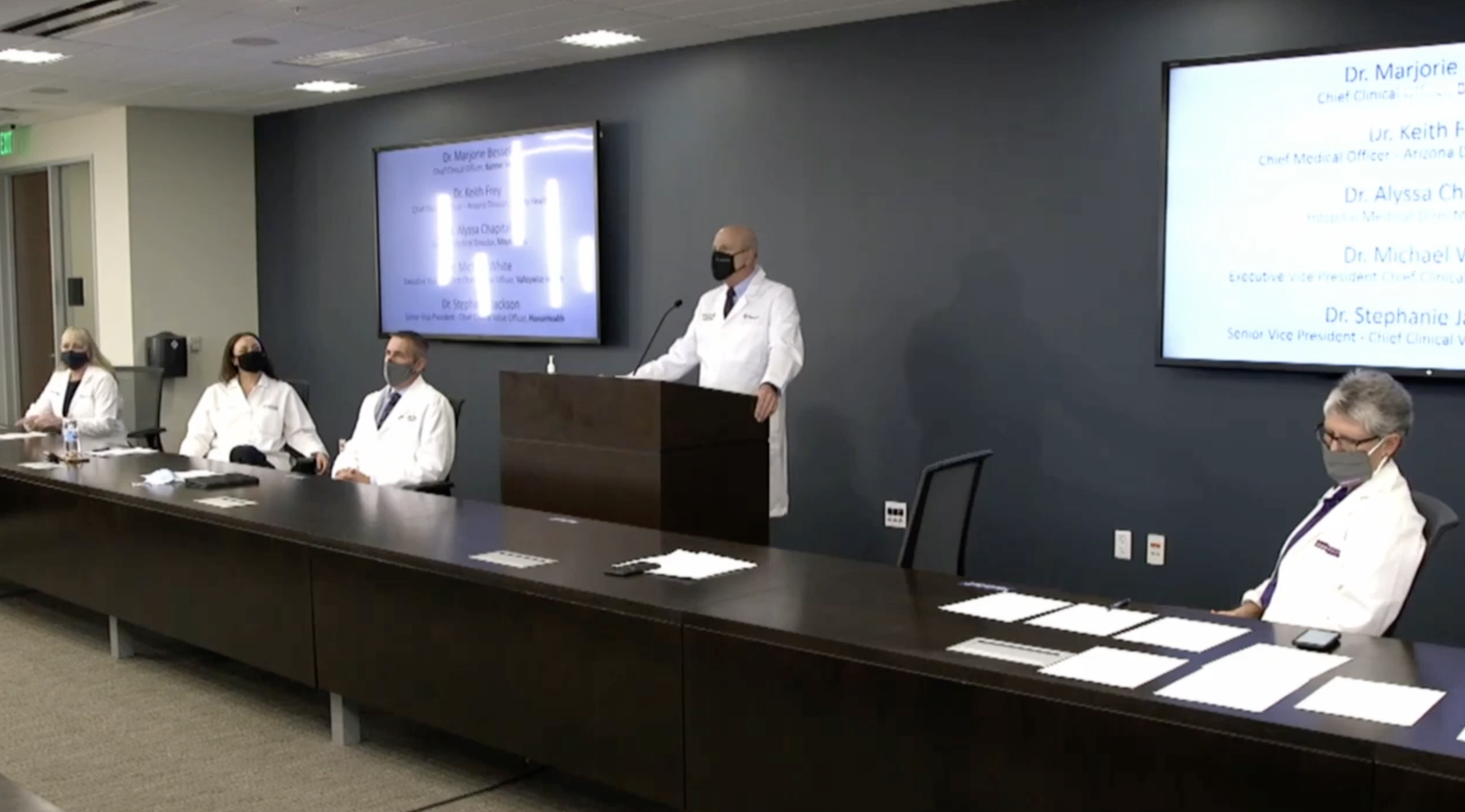 Valley hospital leaders show solidarity, sound alarm on COVID surge 