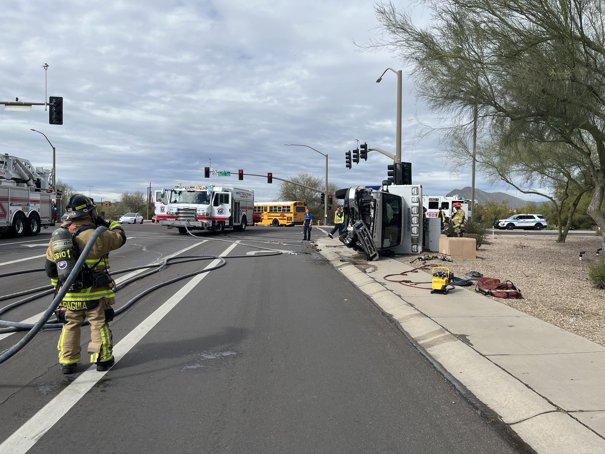 Ambulance crash in Scottsdale.jpeg