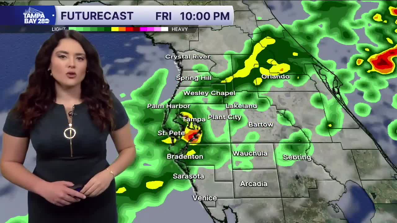 Forecast: Foggy morning with showers and storms by the afternoon