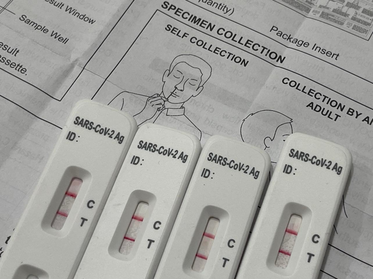 COVID tests December 27, 2021