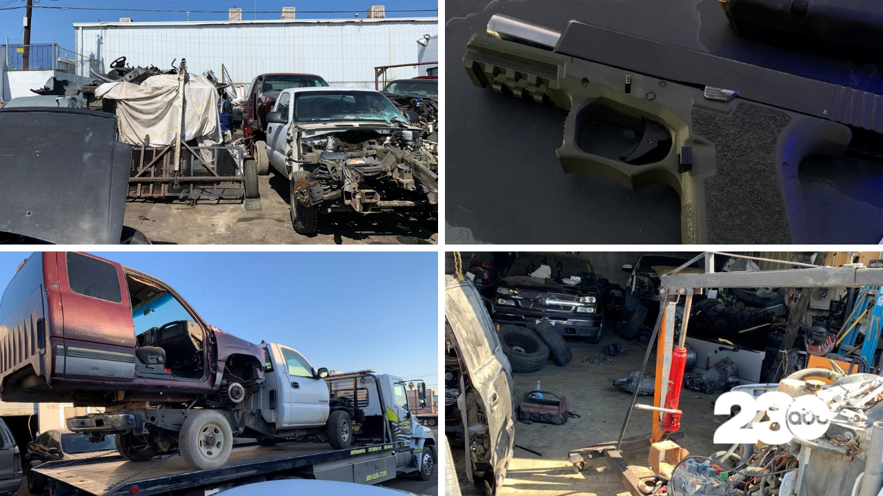Kern County Auto Theft Taskforce arrests four suspects in 'chop shop' operation