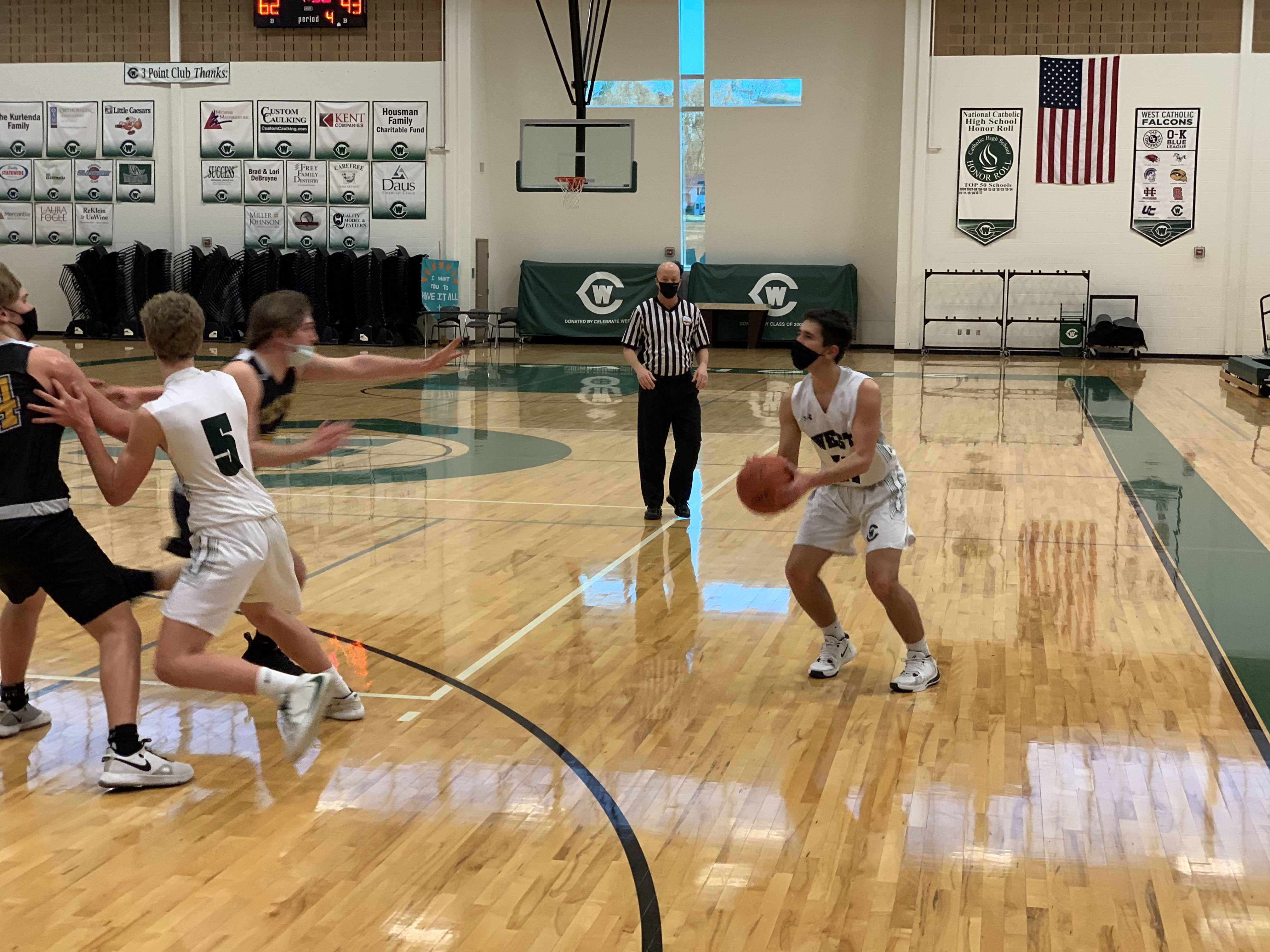 Kobe Kambestad leads West Catholic to win