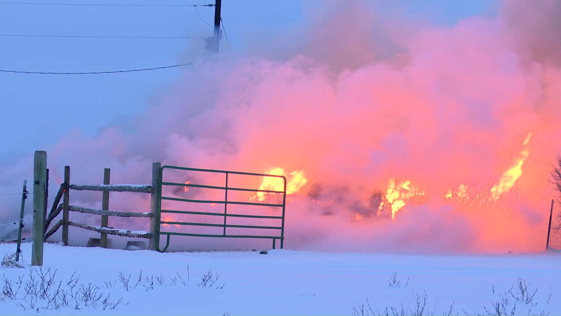 Butte firefighters battle fires and sub-zero temperatures 