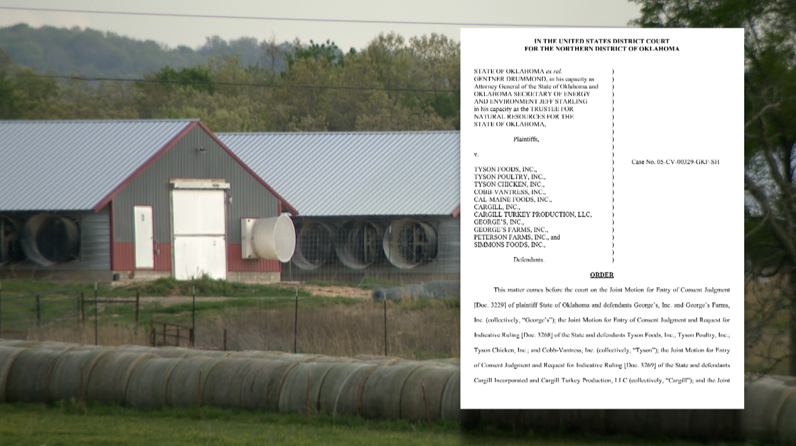 Oklahoma poultry lawsuit judge denies settlement.png