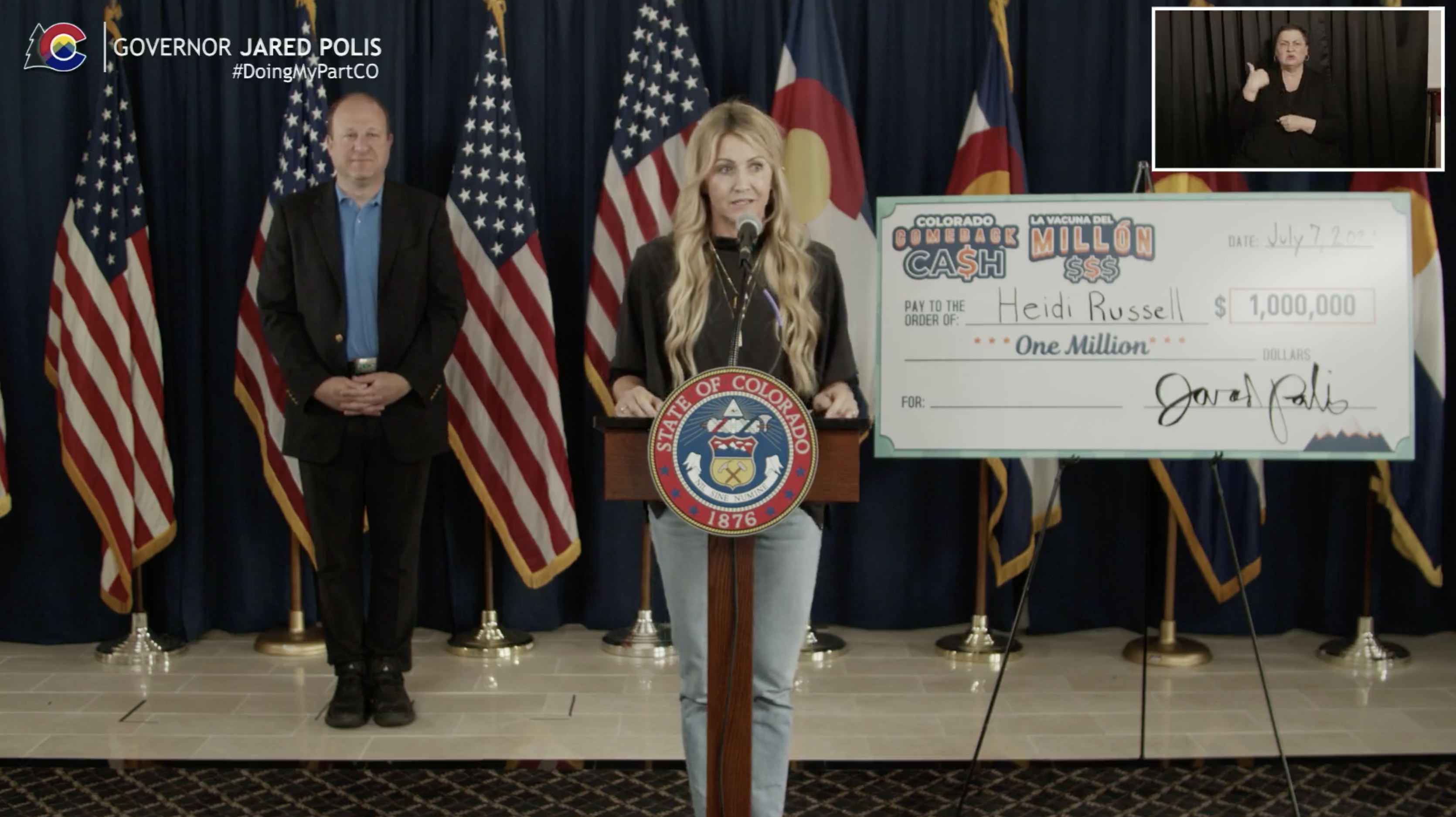 Colorado's final vaccine lottery winner