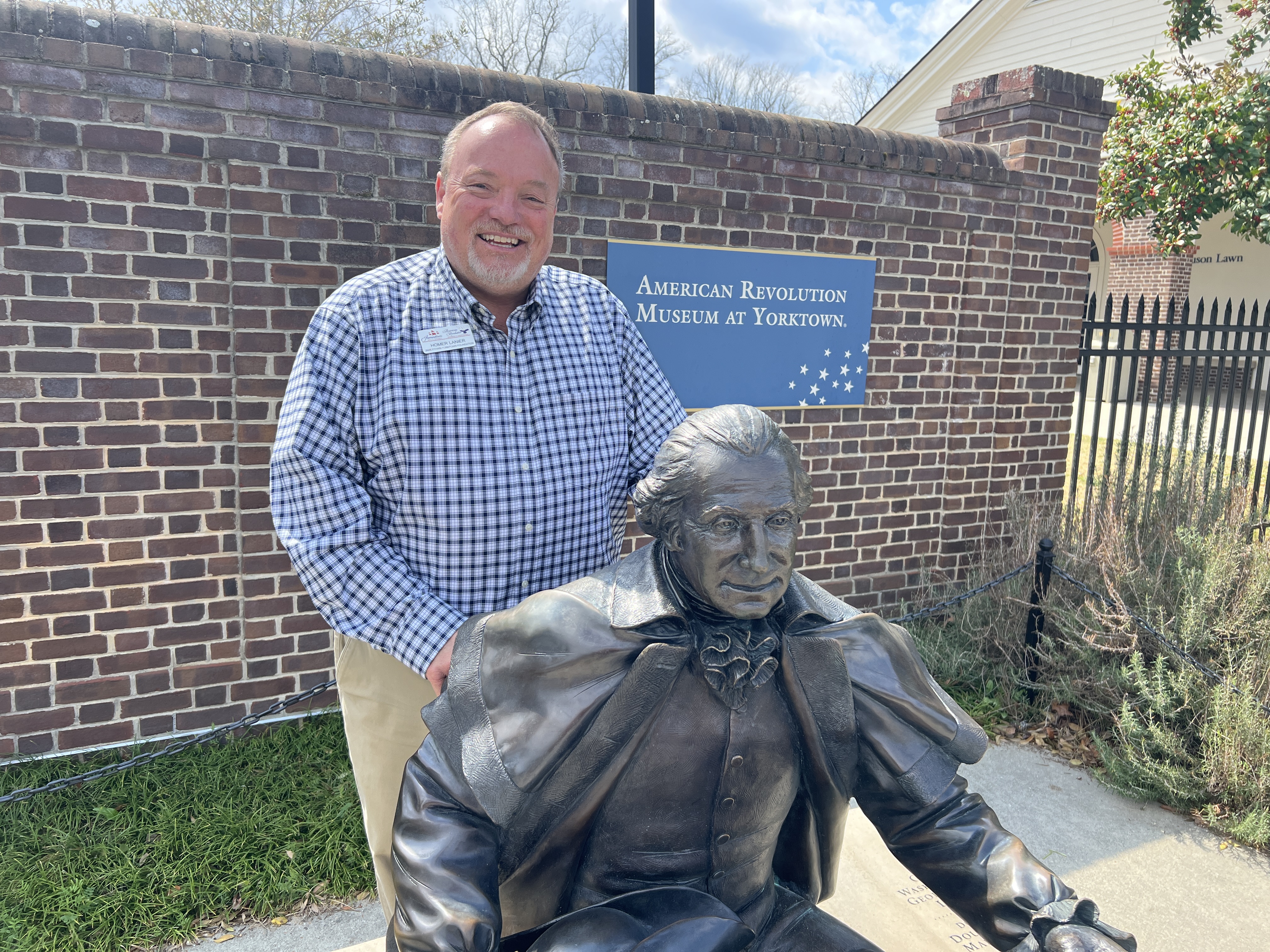 Homer Lanier of the Jamestown-Yorktown Foundation