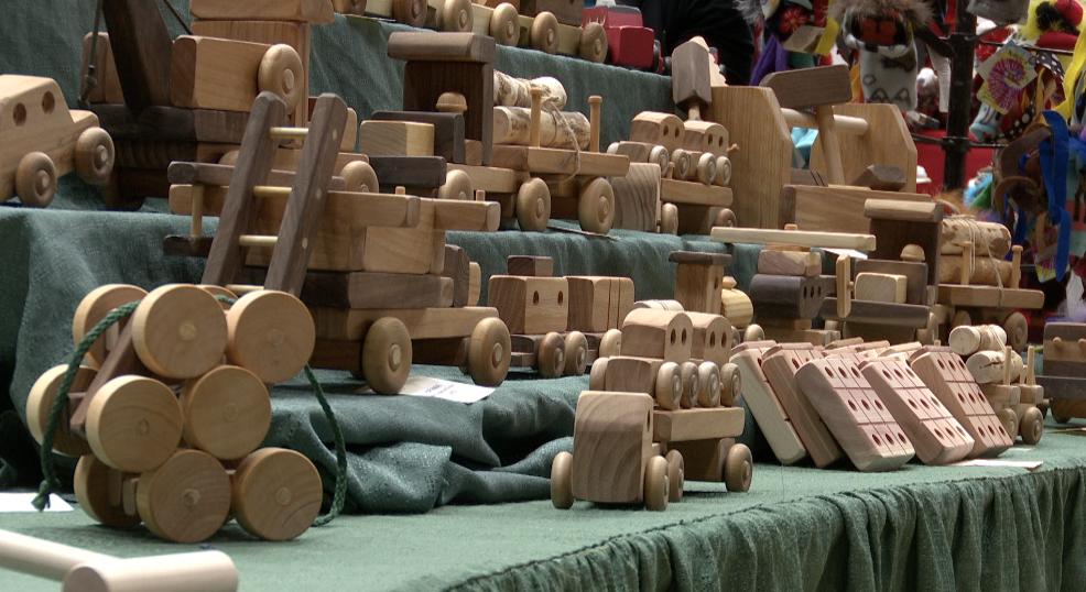Handmade toys at the Holiday Made Fair, Missoula