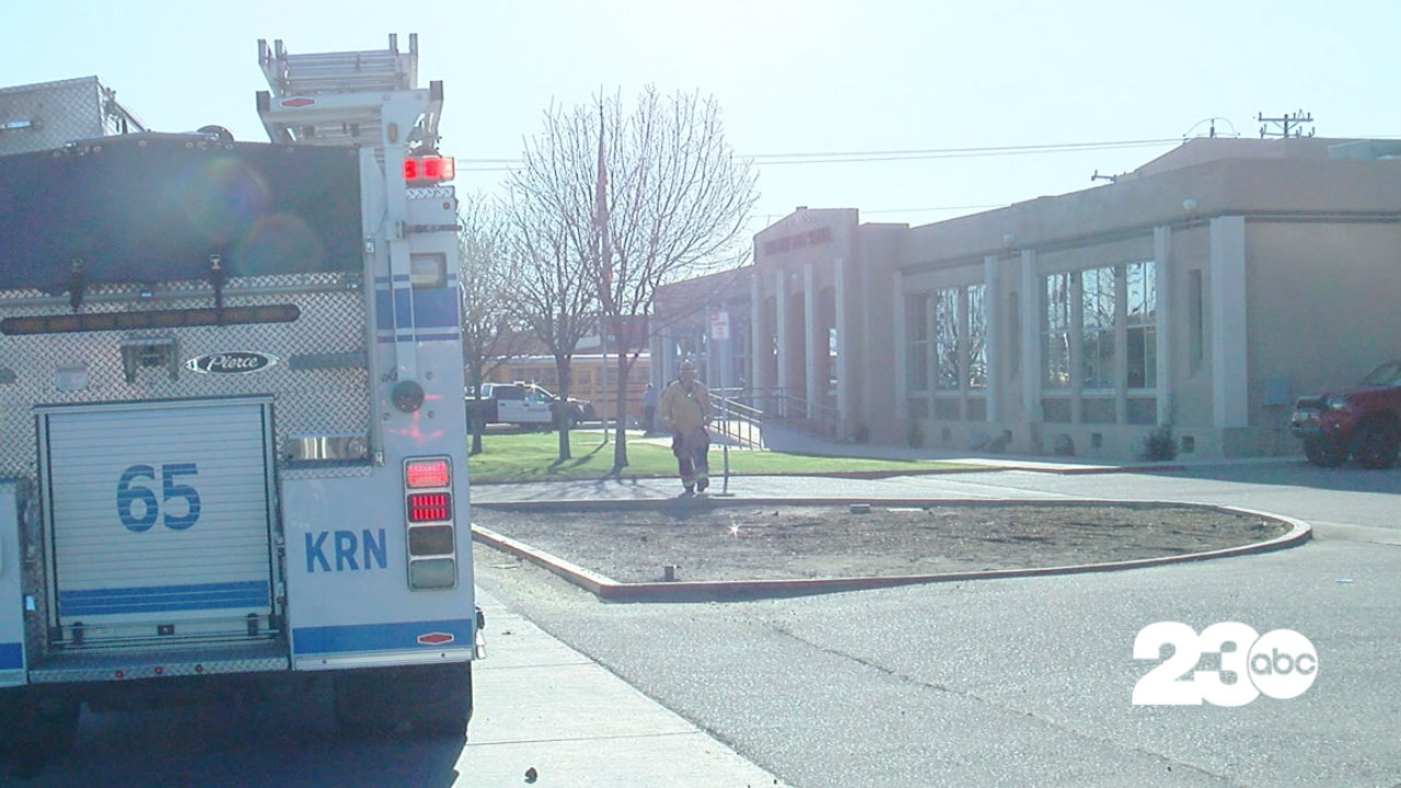 Kern County Fire Department investigates possible gas leak at Vista West High School