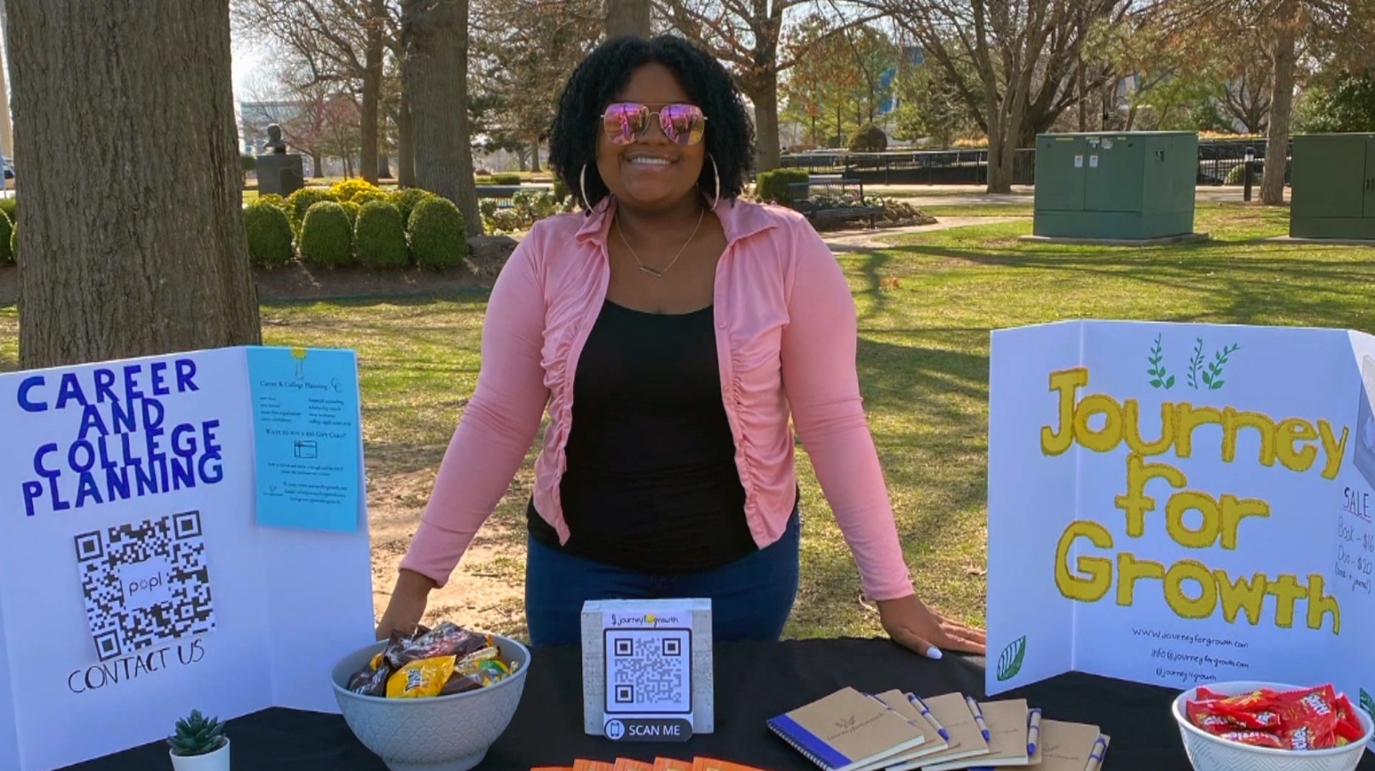 She knows high school students are struggling with stress. So she's doing something to help. 