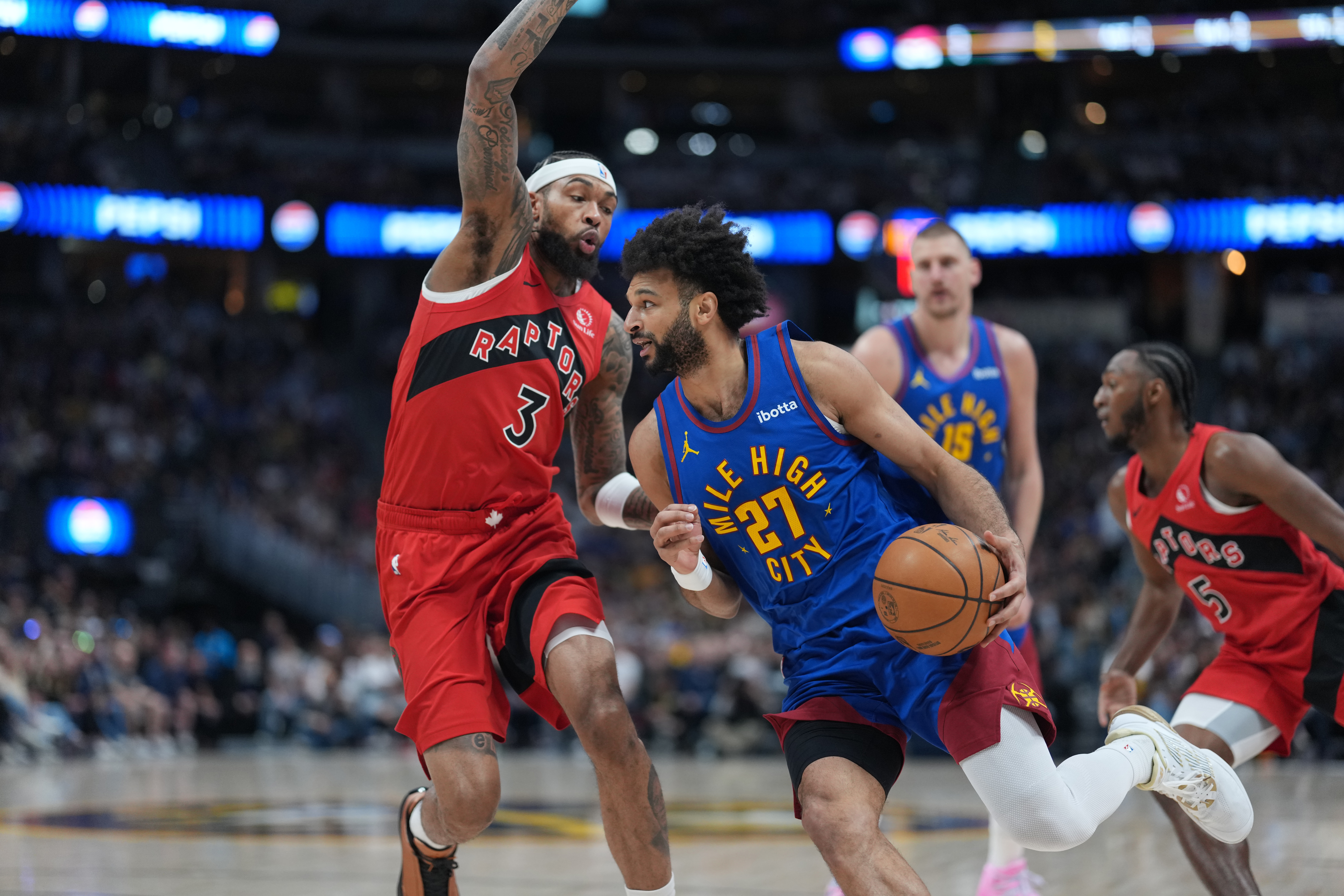 Raptors Nuggets Basketball