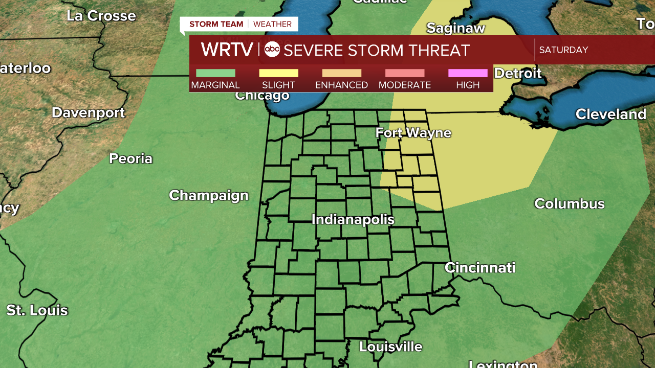 Saturday Severe Storm Risk