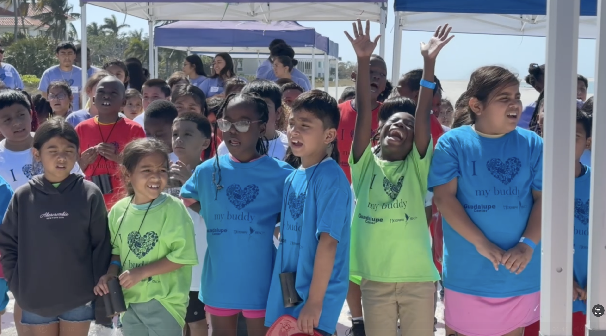 'DREAM COME TRUE': Second graders experience beach for first time during Guadalupe Center's annual Buddy Day