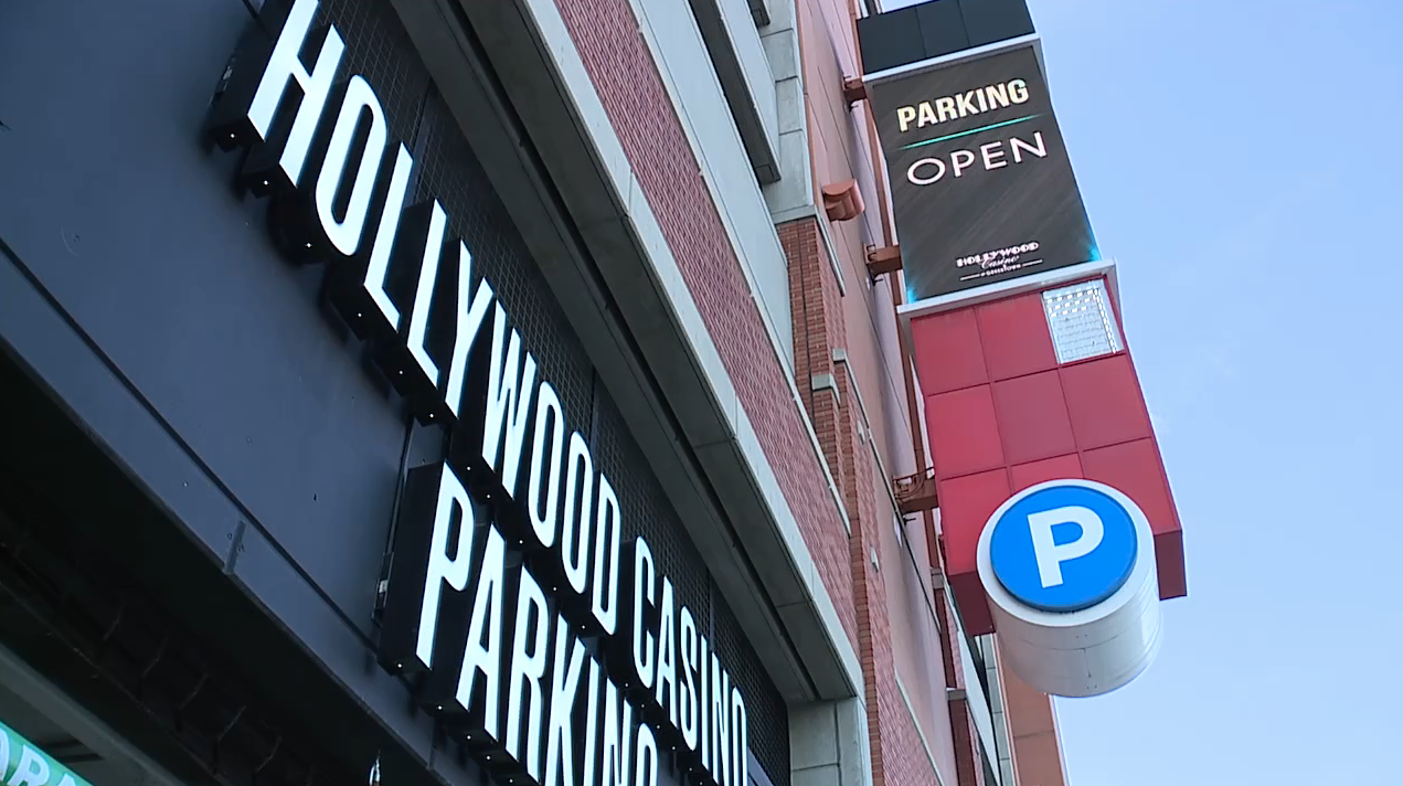 Hollywood Casino Hotel at Greektown parking garage