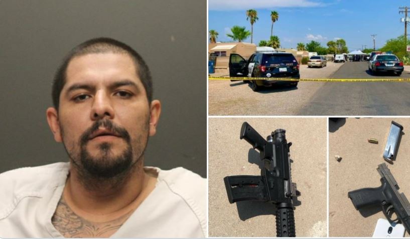 The suspect is 34-year-old Fernando Valenzuela, according to TPD. He's a felon and is not allowed to possess a gun.

Valenzuela was booked into Pima County Jail on a $500,000 bond and faces multiple felony charges.