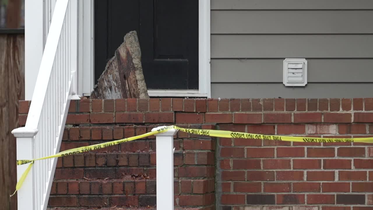 Chesterfield Porch Collapse
