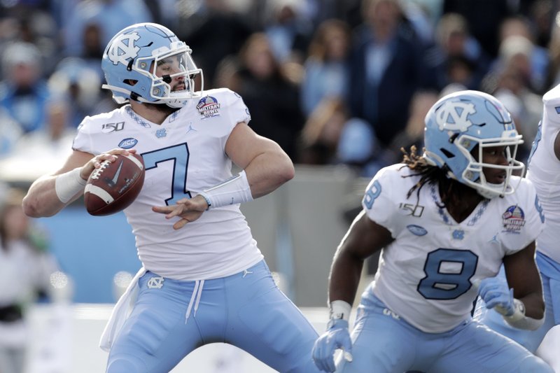 North Carolina quarterback Sam Howell