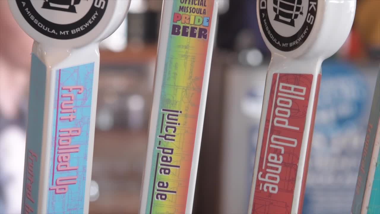 Pride beer tap