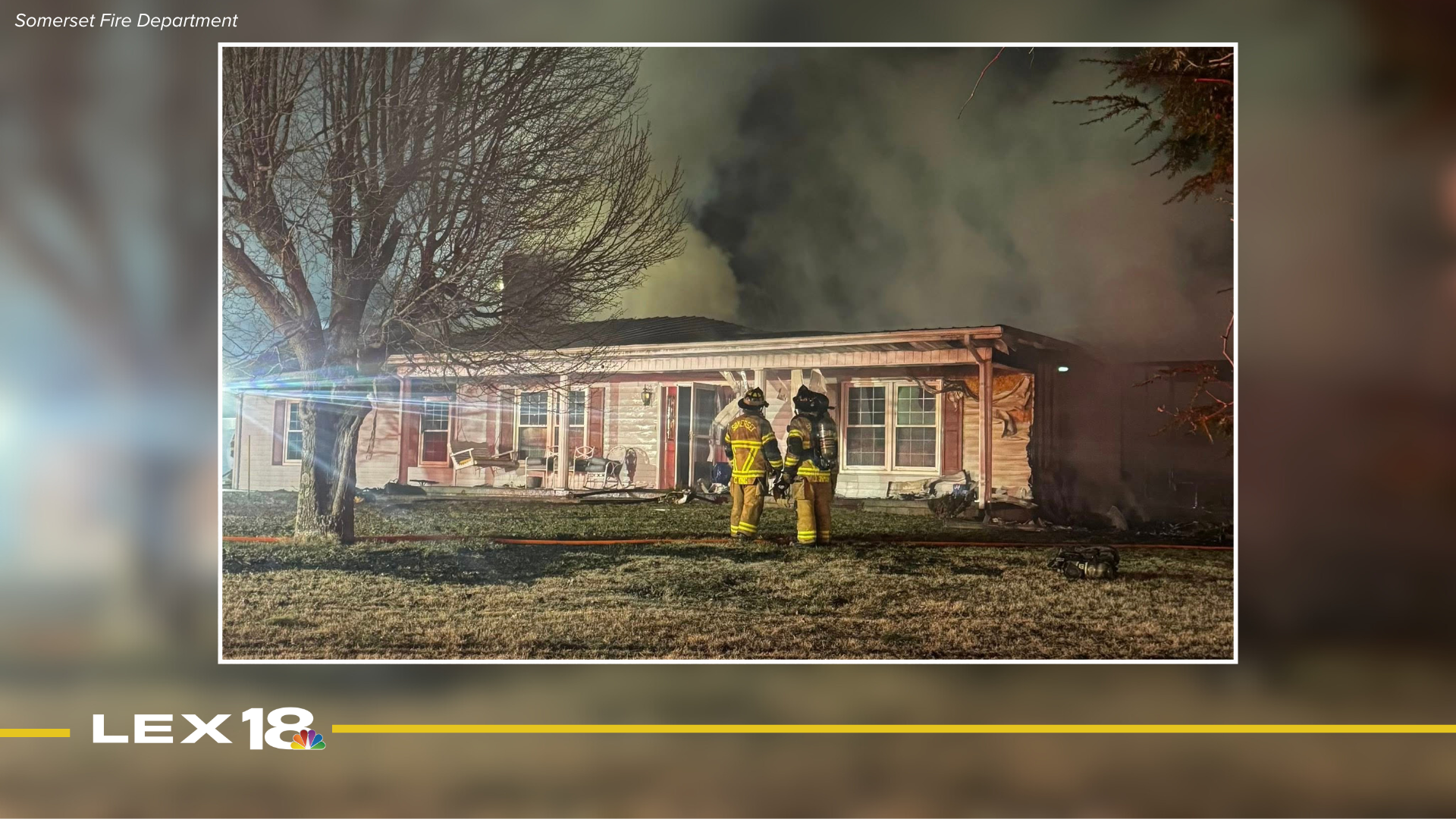 Somerset Fire Department responds to structure fire
