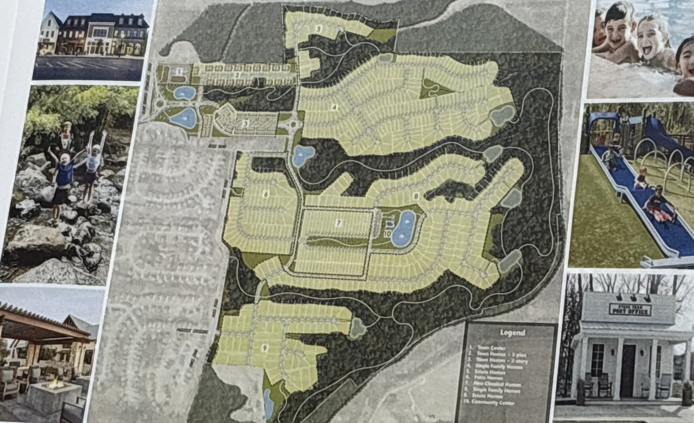 Map of the development 