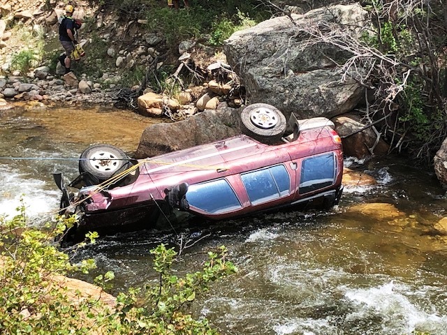 July 22 2019 water rescue in Boulder County