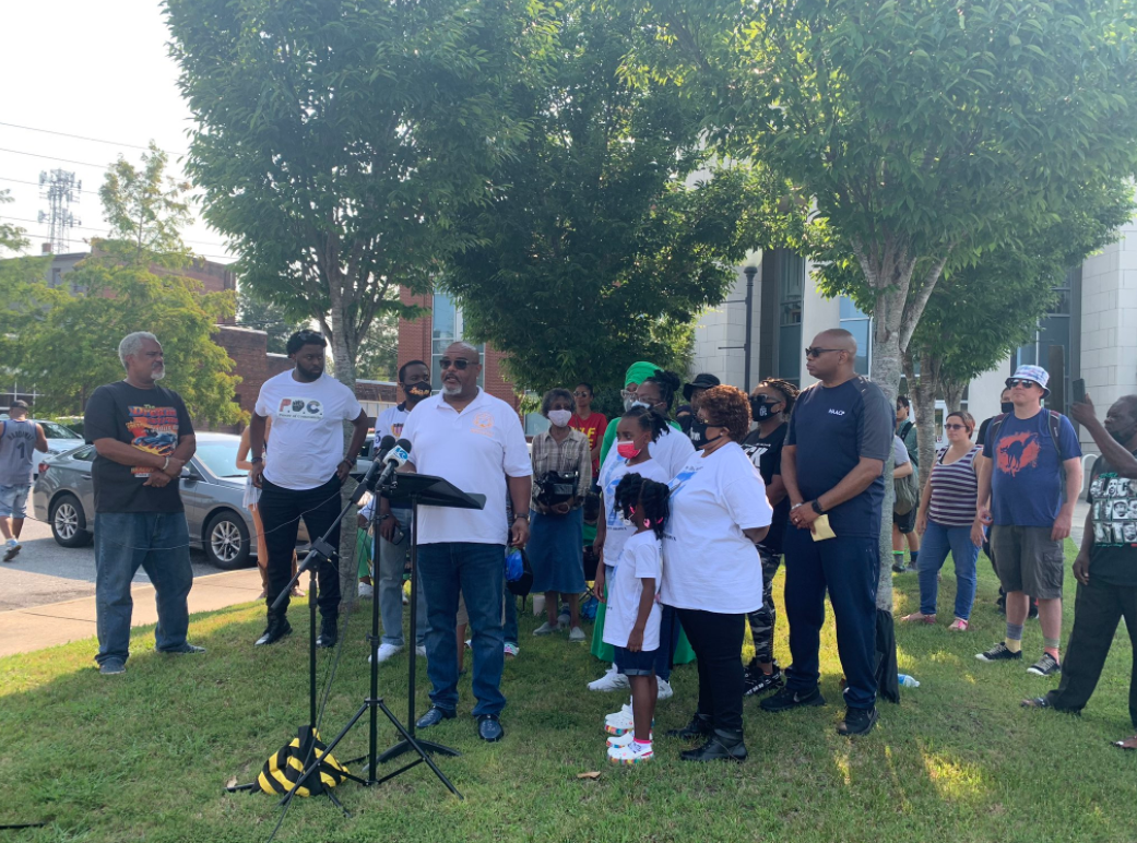 NAACP marks 100 days since Andrew Brown Jr.'s death.PNG