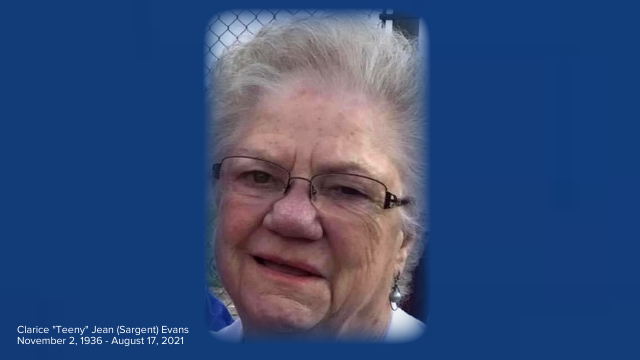 Clarice "Teeny" Jean (Sargent) Evans
November 2, 1936 - August 17, 2021