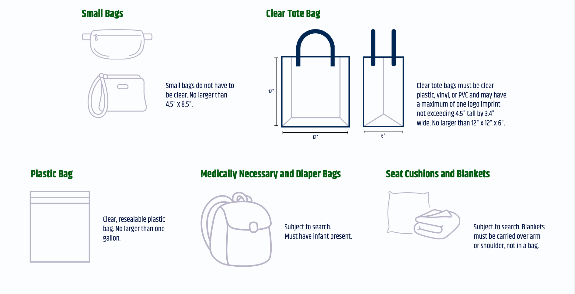 Harford Bag rules 2024