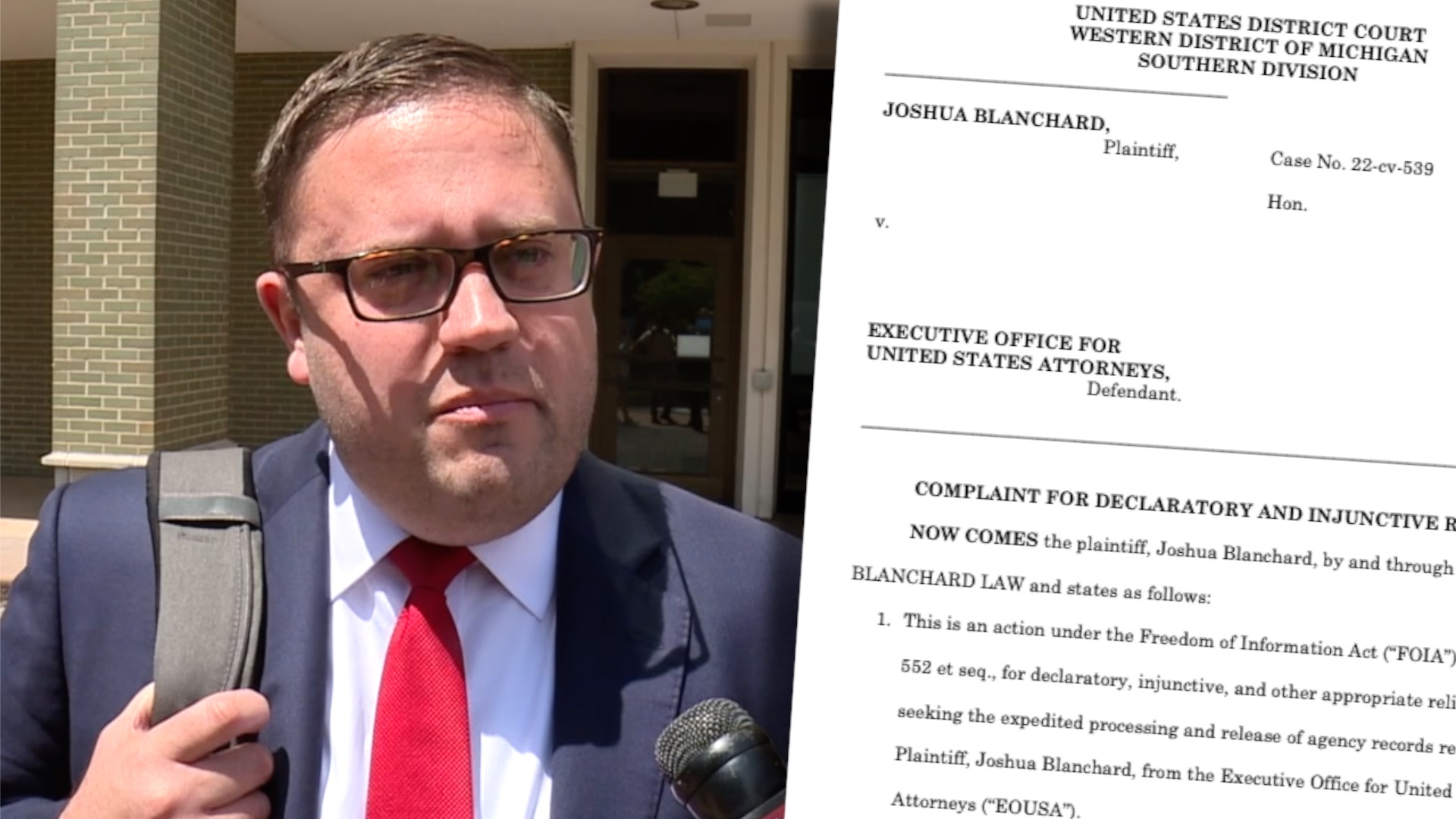 Josh Blanchard Lawsuit Web