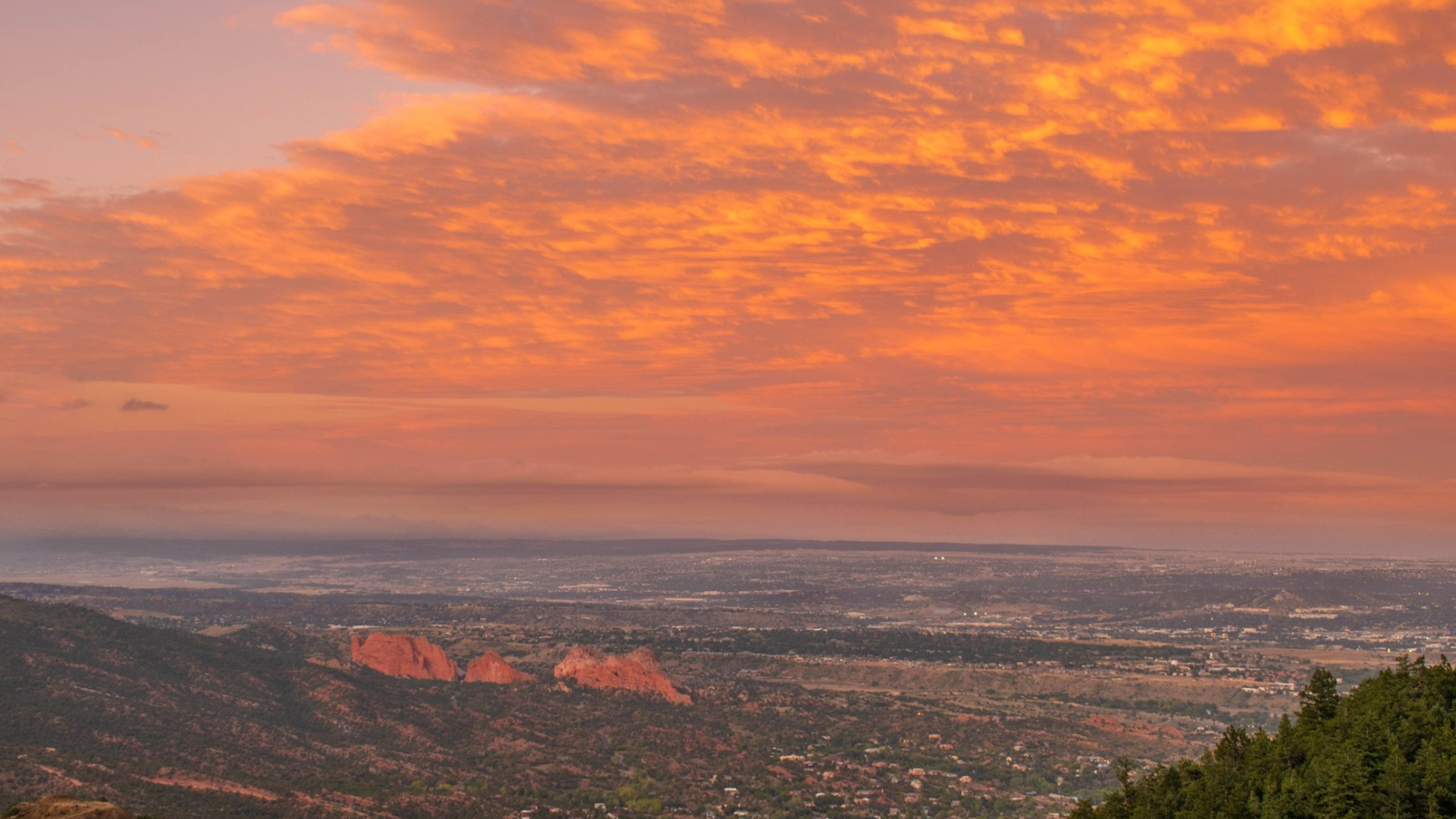 Decker Fire Sunset