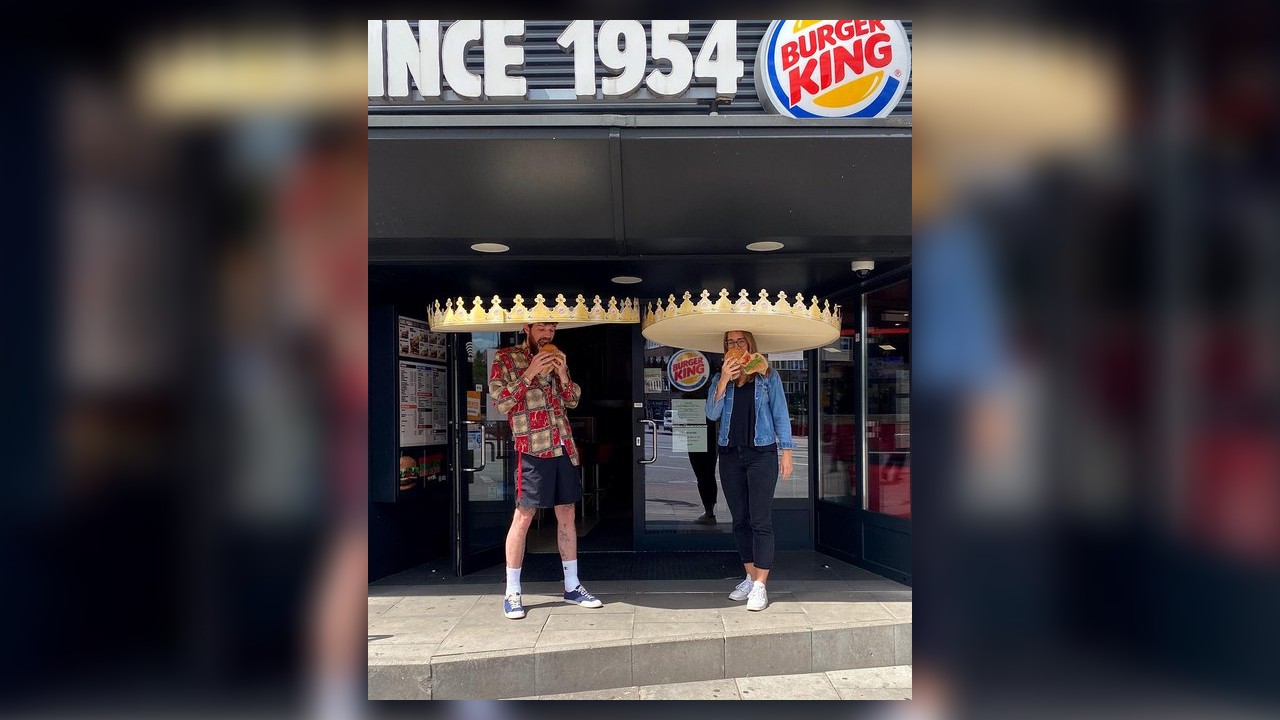 Burger King debuts 'social distancing crowns' in Germany