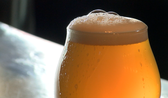 beer in glass