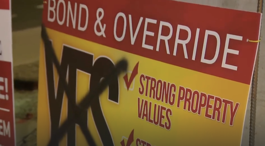 campaign sign vandalism