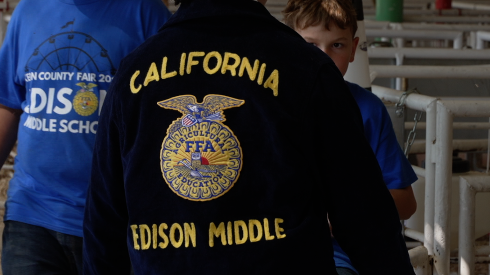 Edison Middle School represents as lone FFA middle school at Kern County Fair