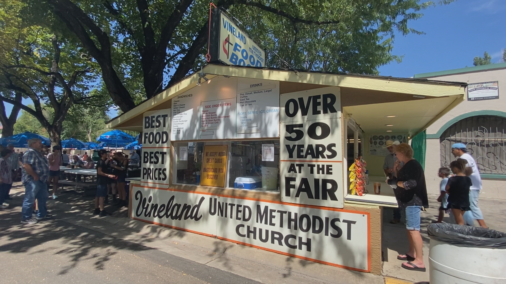 Food booth serving 62 years at the Colorado State Fair 