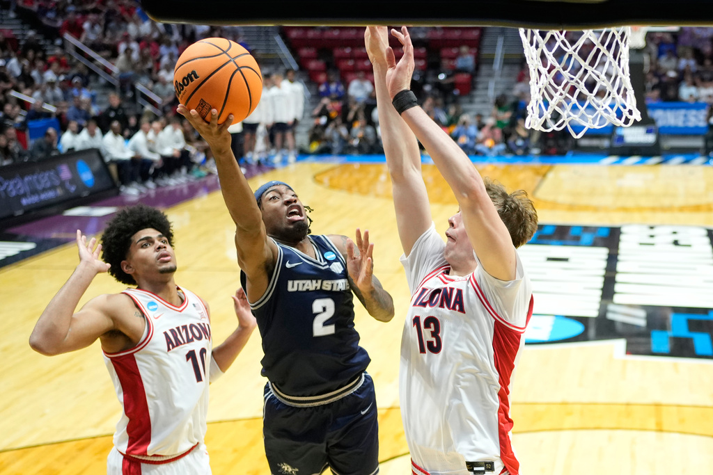 NCAA Utah St Arizona Basketball