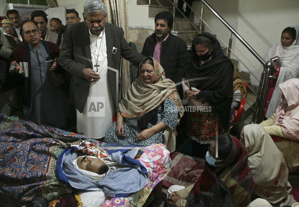 APTOPIX Pakistan Priest Killed