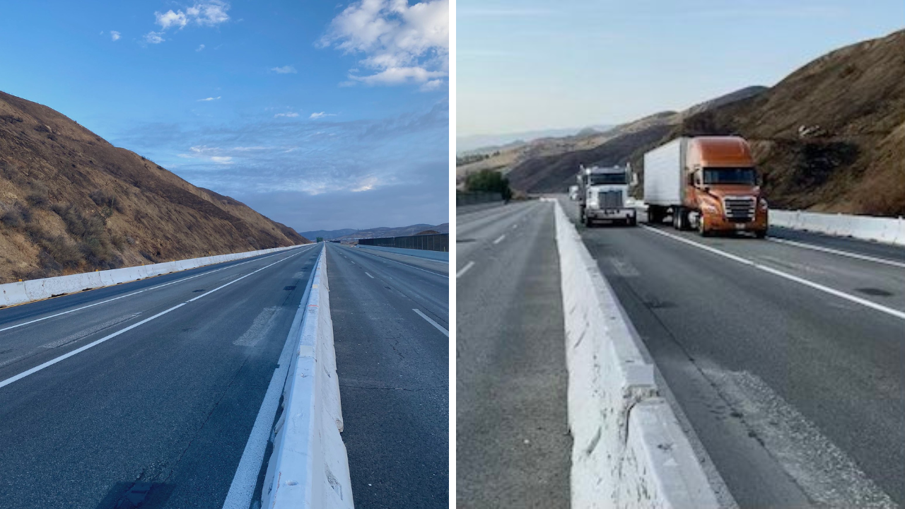 Three lanes of NB I-5 in Castaic now open; further closures canceled