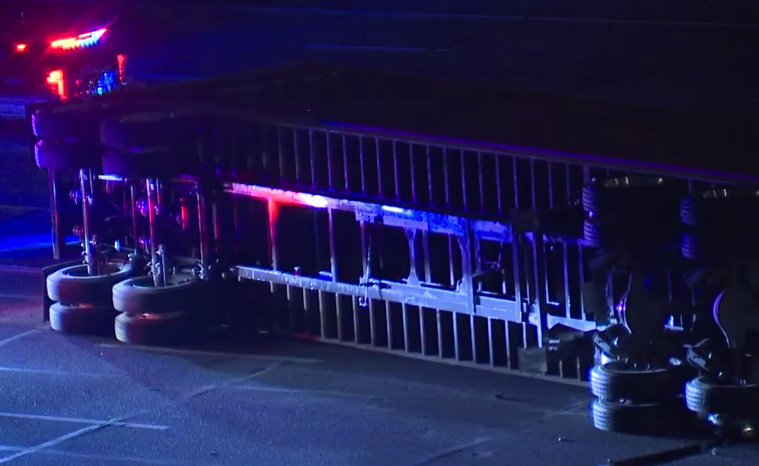 I-10 16th street rollover