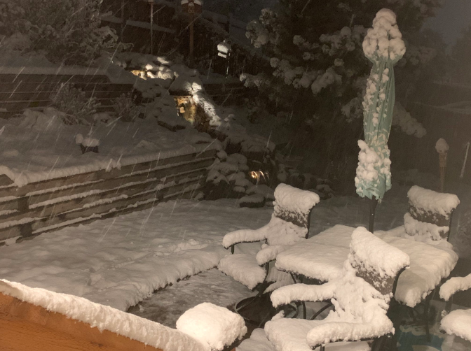 Oct 23, 2019 snow