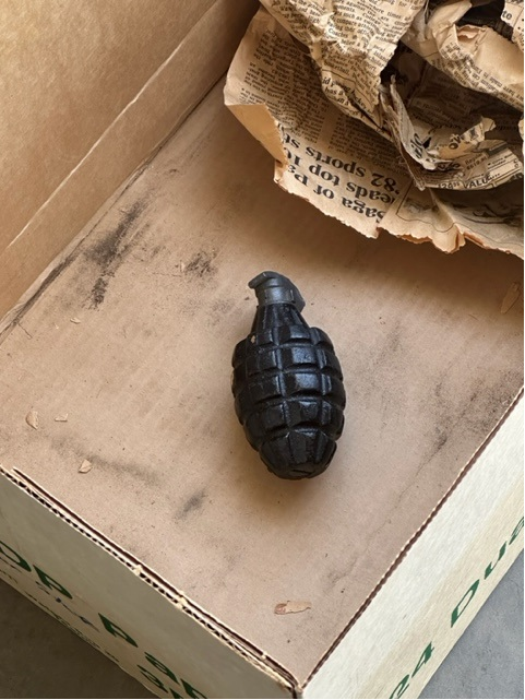 Live grenade in Bakersfield