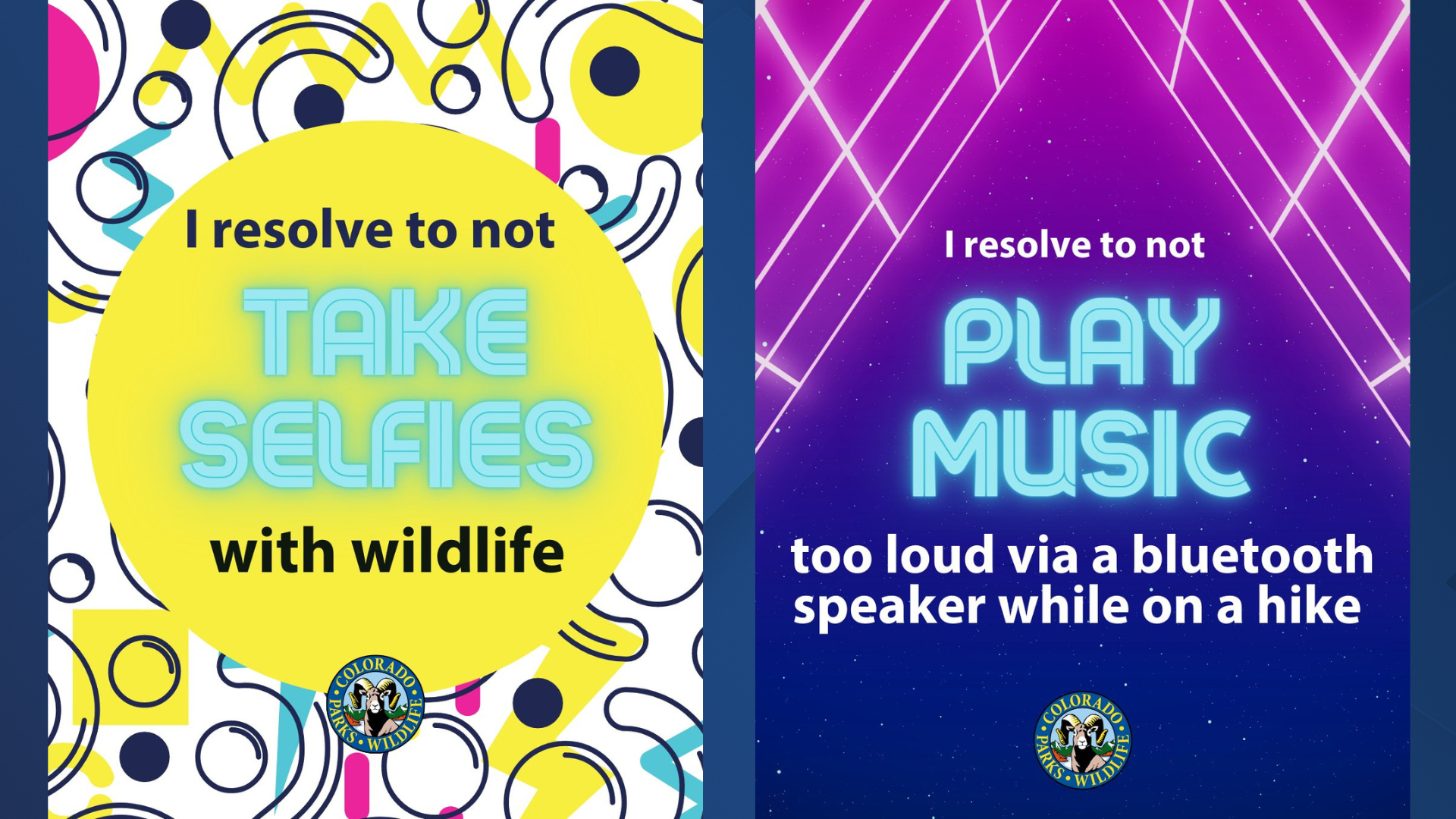 Colorado Parks and Wildlife NYE resolutions