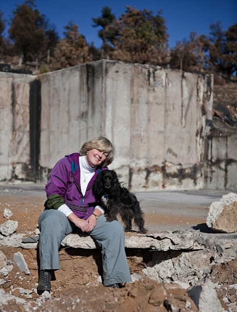 Andi O’Conor_burned home from Four Mile Canyon Fire 